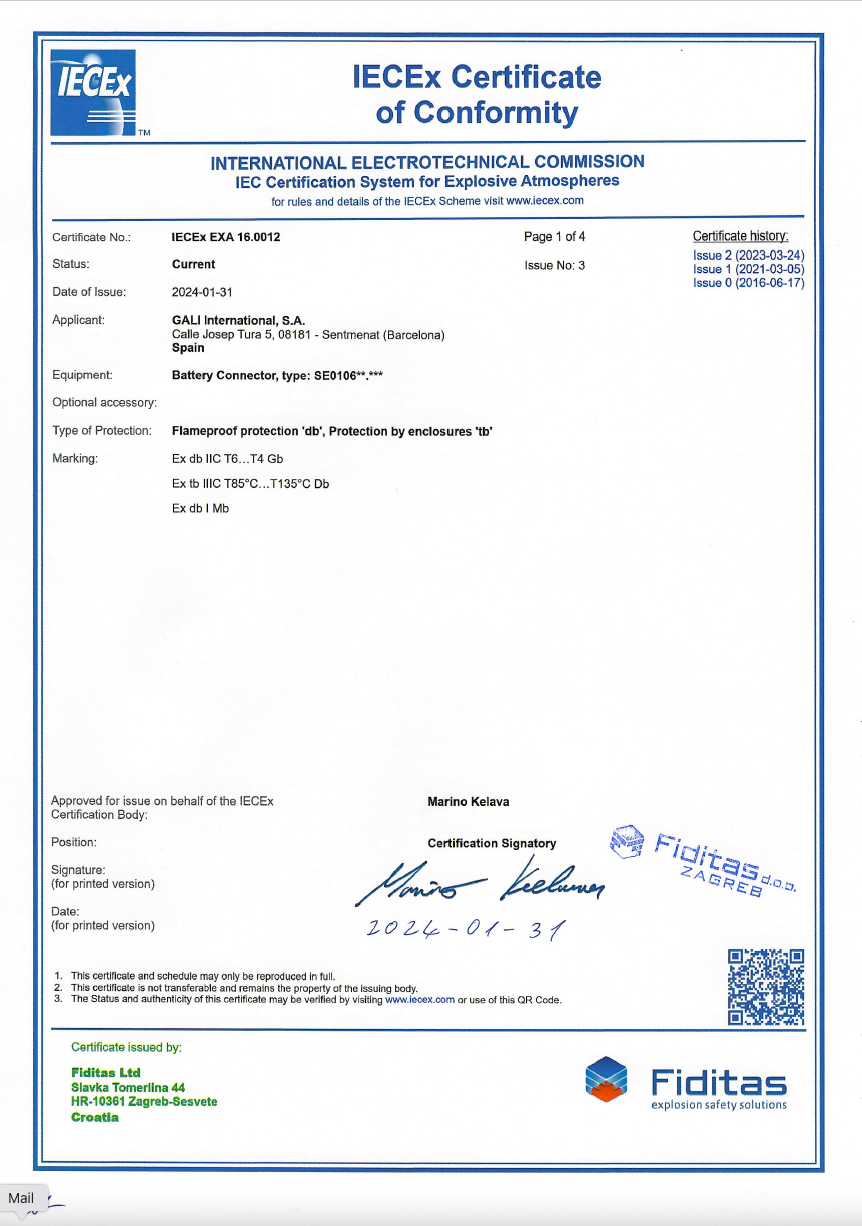 IECEx EXA 16 012 signed